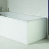 Croydex Unfold 'n' Fit Gloss White Bath End Panel 660mm