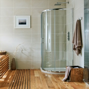 Scudo S6 Single Door Quadrant Shower Enclosure 900 x 900mm Lifestyle