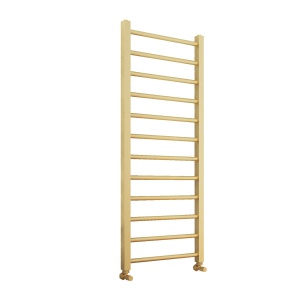 Scudo Vibe Brushed Brass Towel Rail 500 x 1200mm