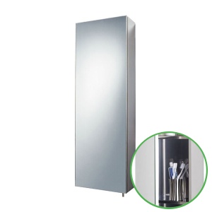 Zenith Stainless Steel Tall Bathroom Cabinet